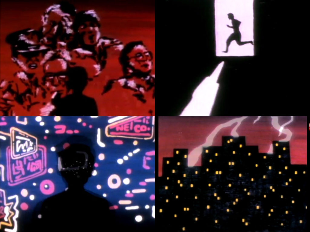 1987年，盧子英為港台劇集《暴風少年》設計動畫片頭。