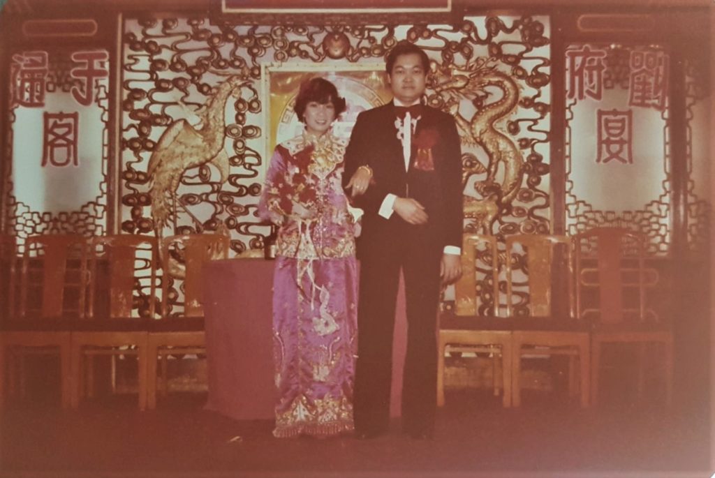 拍攝年份：1980年 地點：太子某酒家 鳴謝：圖片由陳氏夫婦提供
