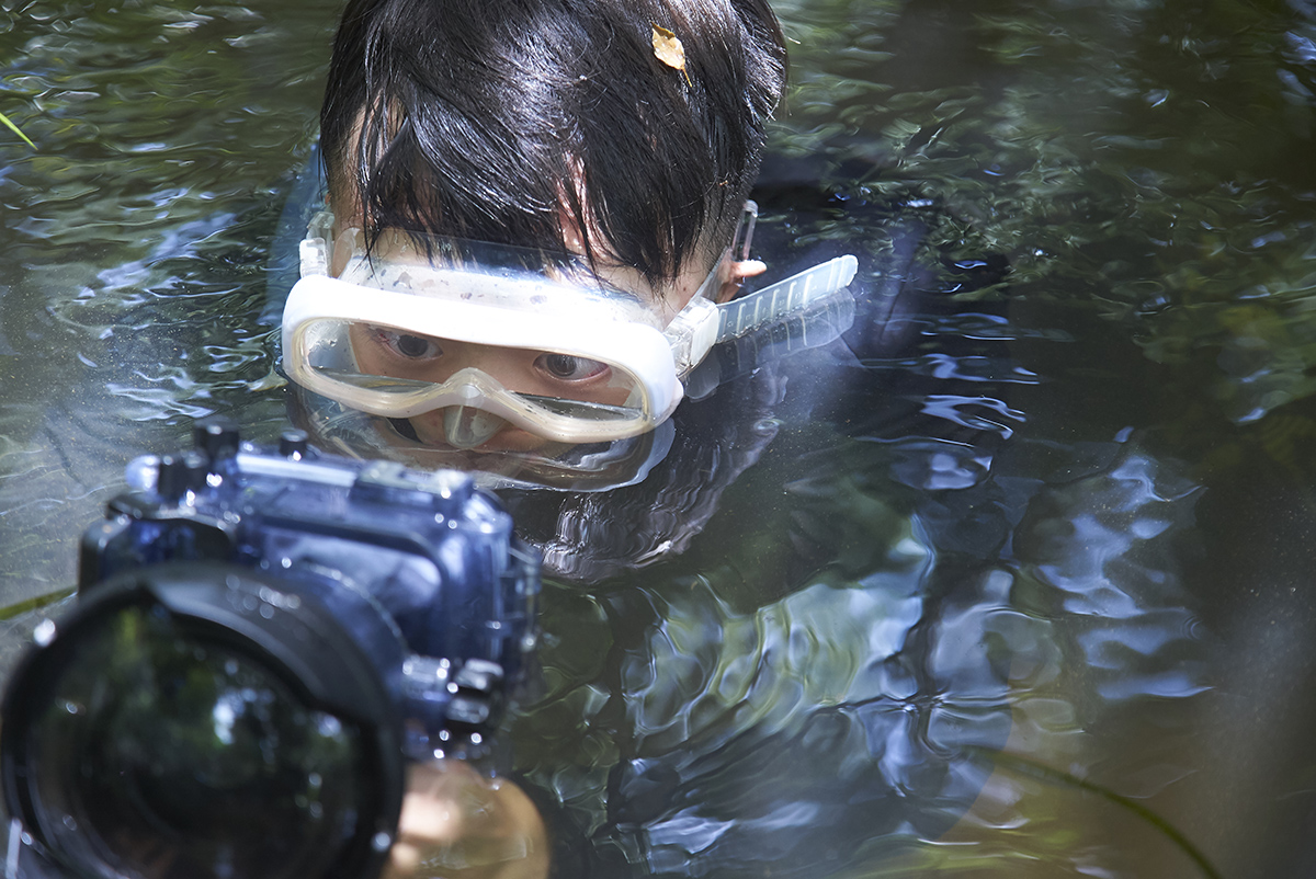 阿城正準備新一集《Wild Hong Kong》，今次將以香港鬥魚為主角，所以要潛水拍攝。