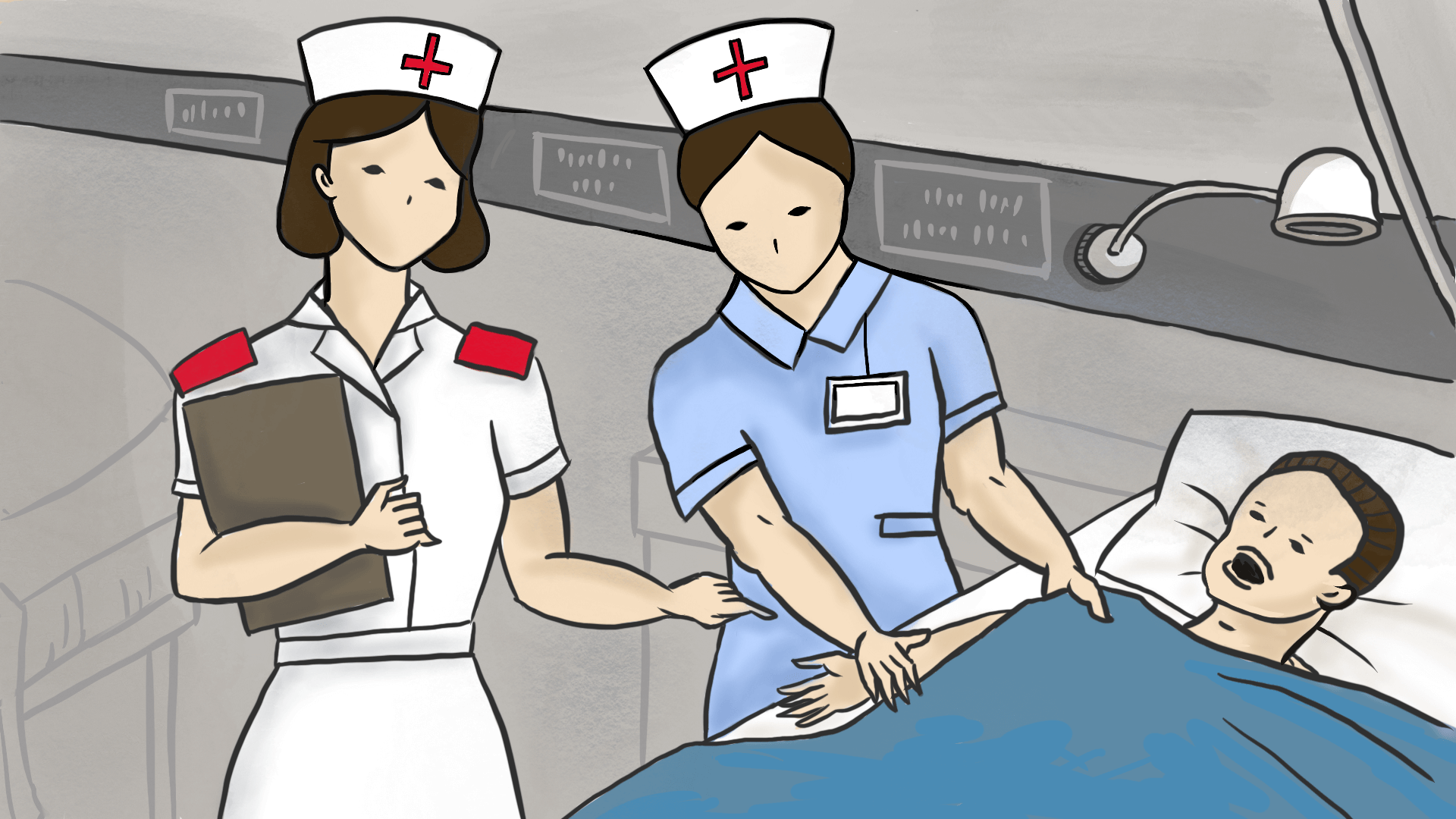護士的輪更工作令他們日夜顛倒。