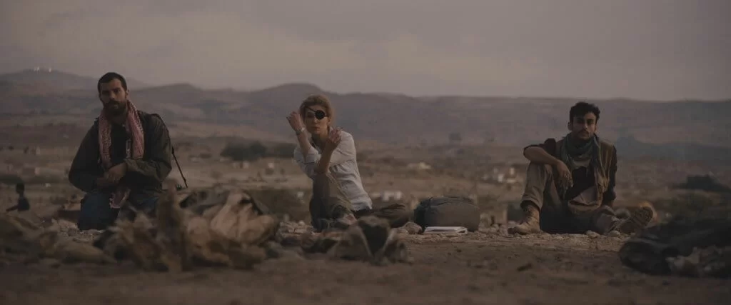 Marie Colvin在電影呈現了平凡的一面。