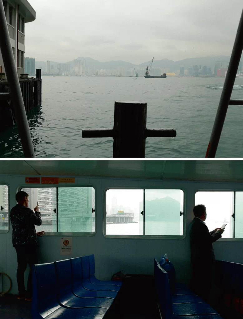 另一次愉快的公共交通之旅，而且全程沒有塞車：紅磡或土瓜灣至北角的渡輪。（圖片由作者提供）