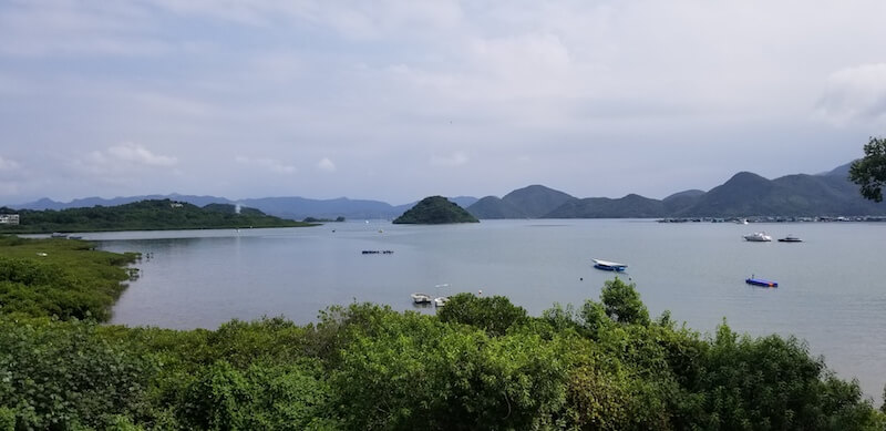 從西貢家的睡房望出去，Nalin覺得景色有幾分像蘇格蘭。