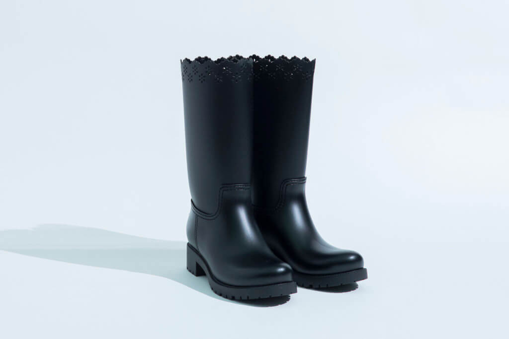 Laser-cut Rubber Boots $3,500 by 4 Moncler Simone Rocha from Net-a-Porter