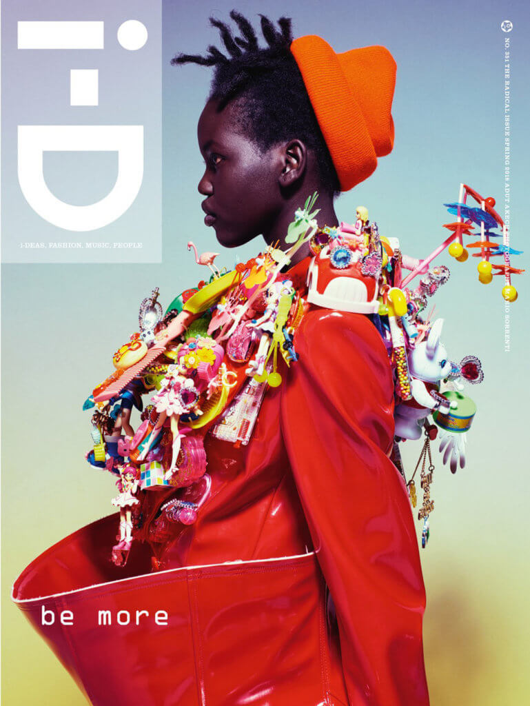 Adut Akech上過《i-D》、《L’Officiel》等封面，去年更被models.com評選為“Model of the Year”。