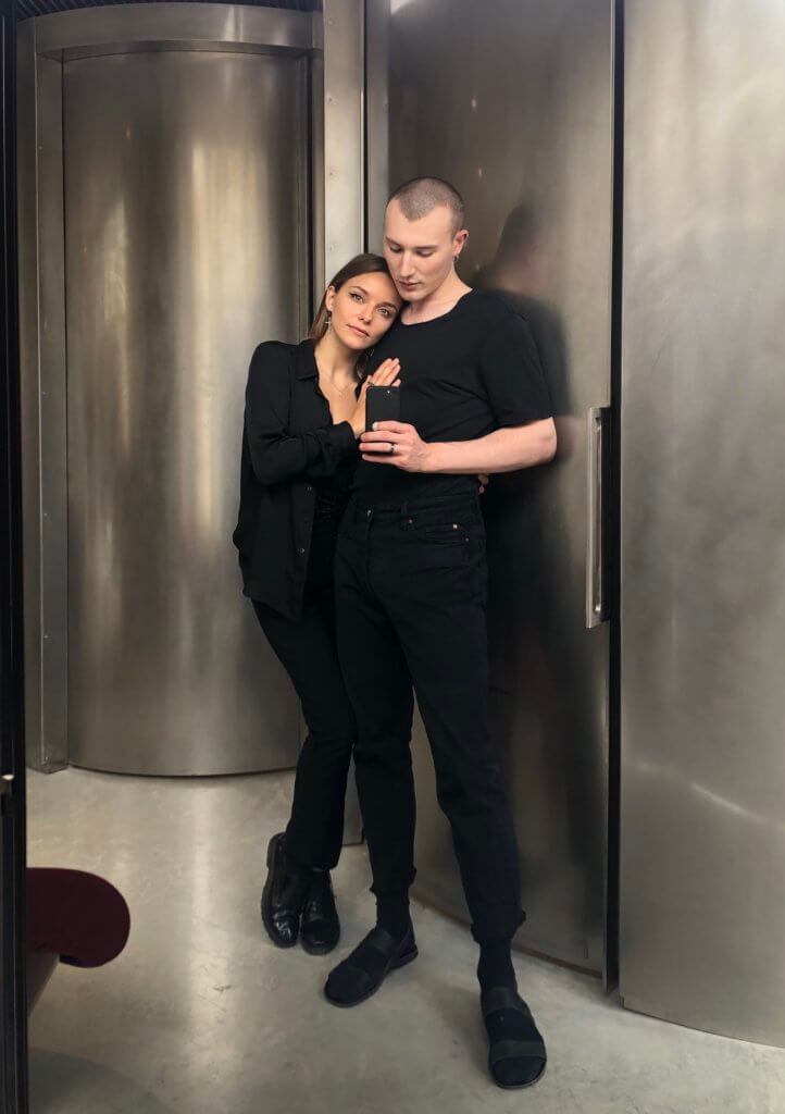 Fashion designer Antony de Maison (Instagram @antonydemaison) and model-stylist Julie Lucas (Instagram @julie_lucas_cz) have been friends since they were three years old. Now they work together in Paris, France.