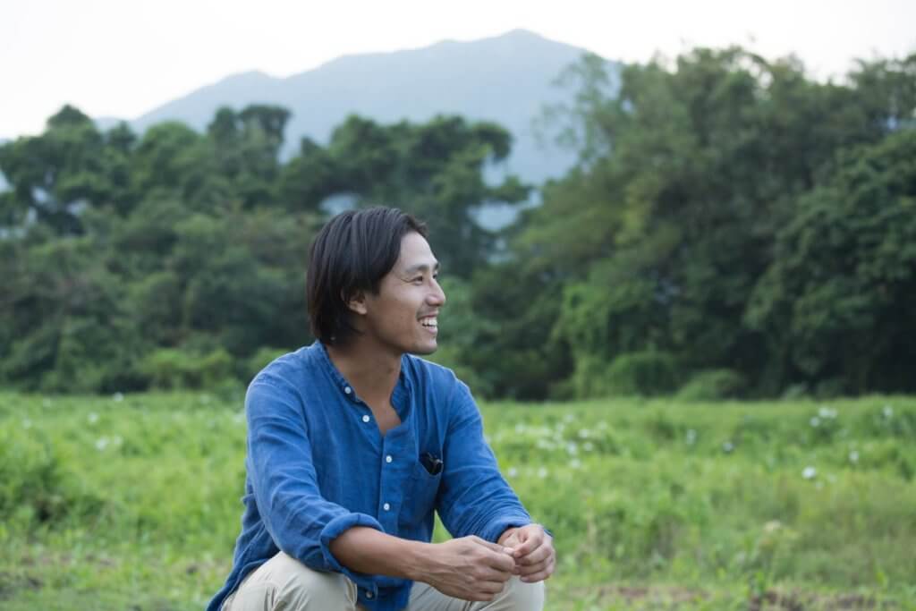 胡應手為本地農夫，現於大埔林村開展「大地予我」項目，復耕香港稻米。