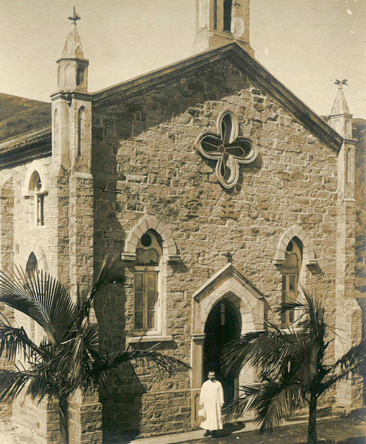 1930年代的聖十字架堂(圖片由天主教香港區檔案處提供)