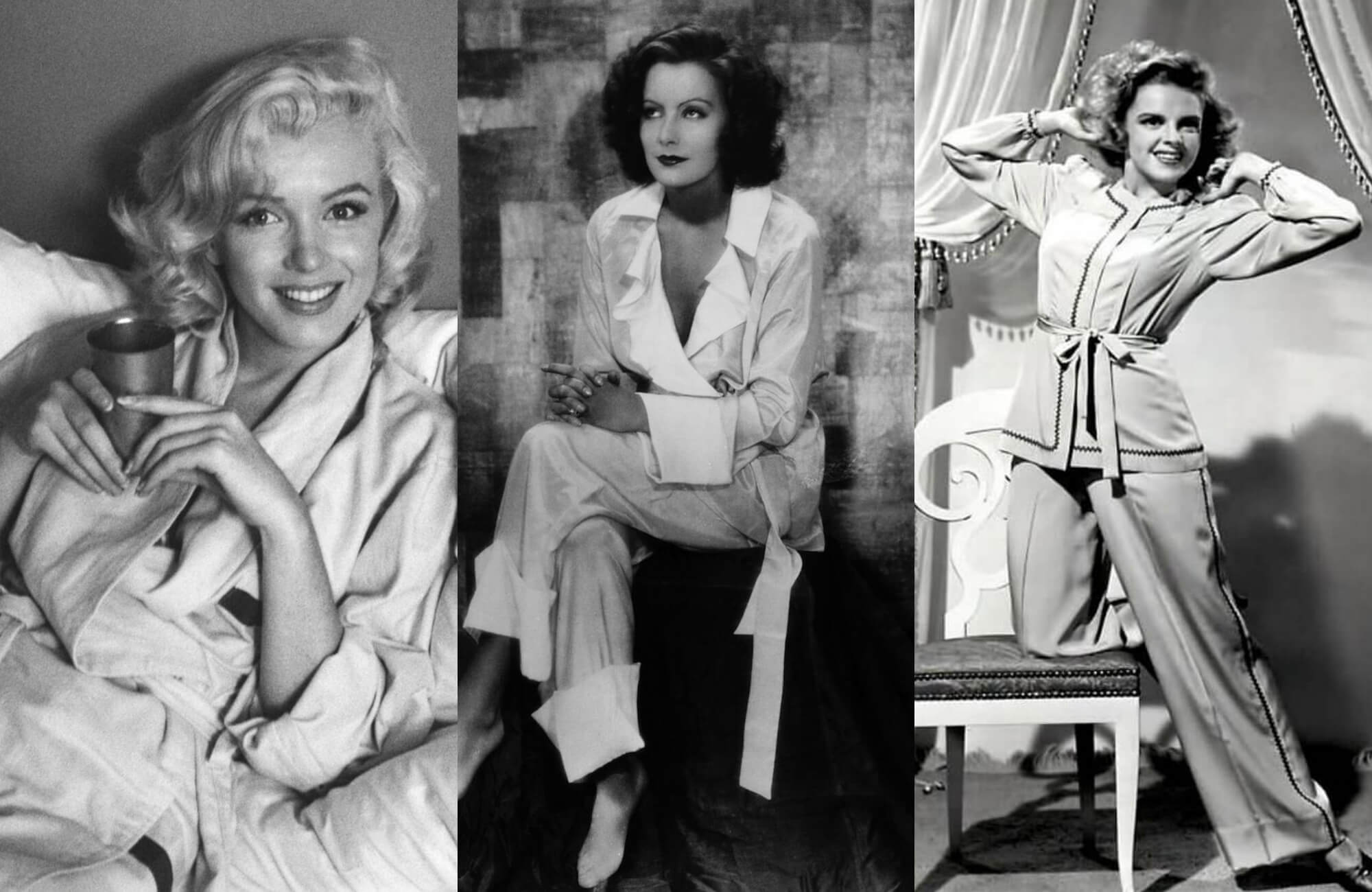 左起：Marilyn Monroe、Greta Garbo、Judy Garland。