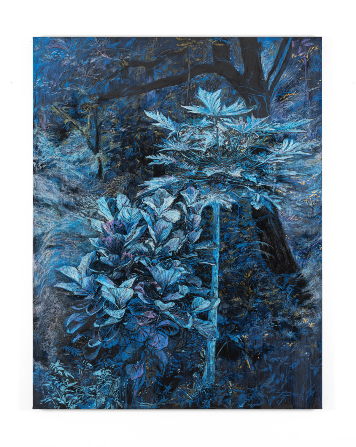 Tobe Kan Kiu Sin: Awake 3, 2019, oil pastel on canvas, 180x140cm (image courtesy of the artist).