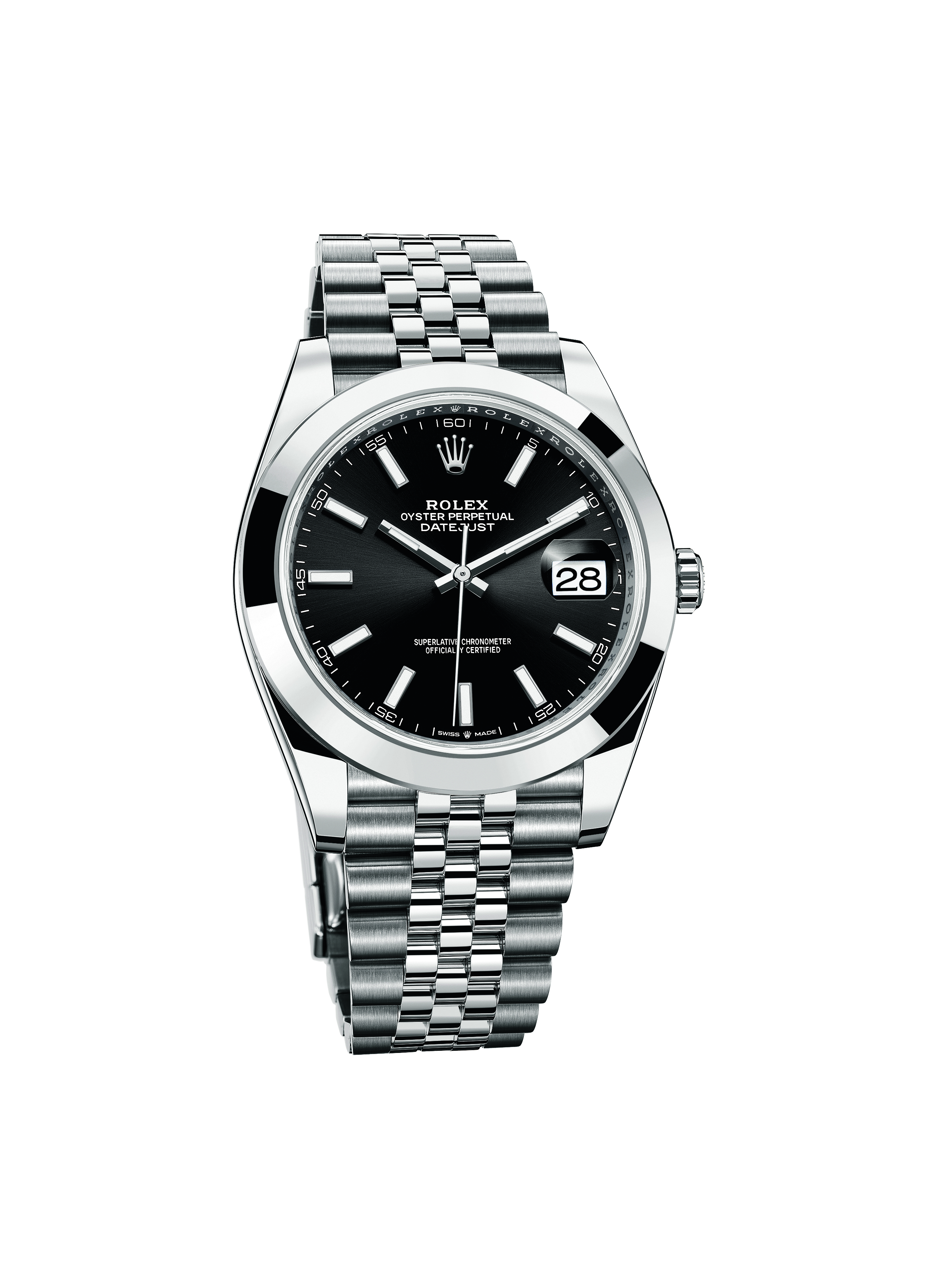 Oyster Perpetual Datejust 41精鋼腕錶（$61,500, Rolex）