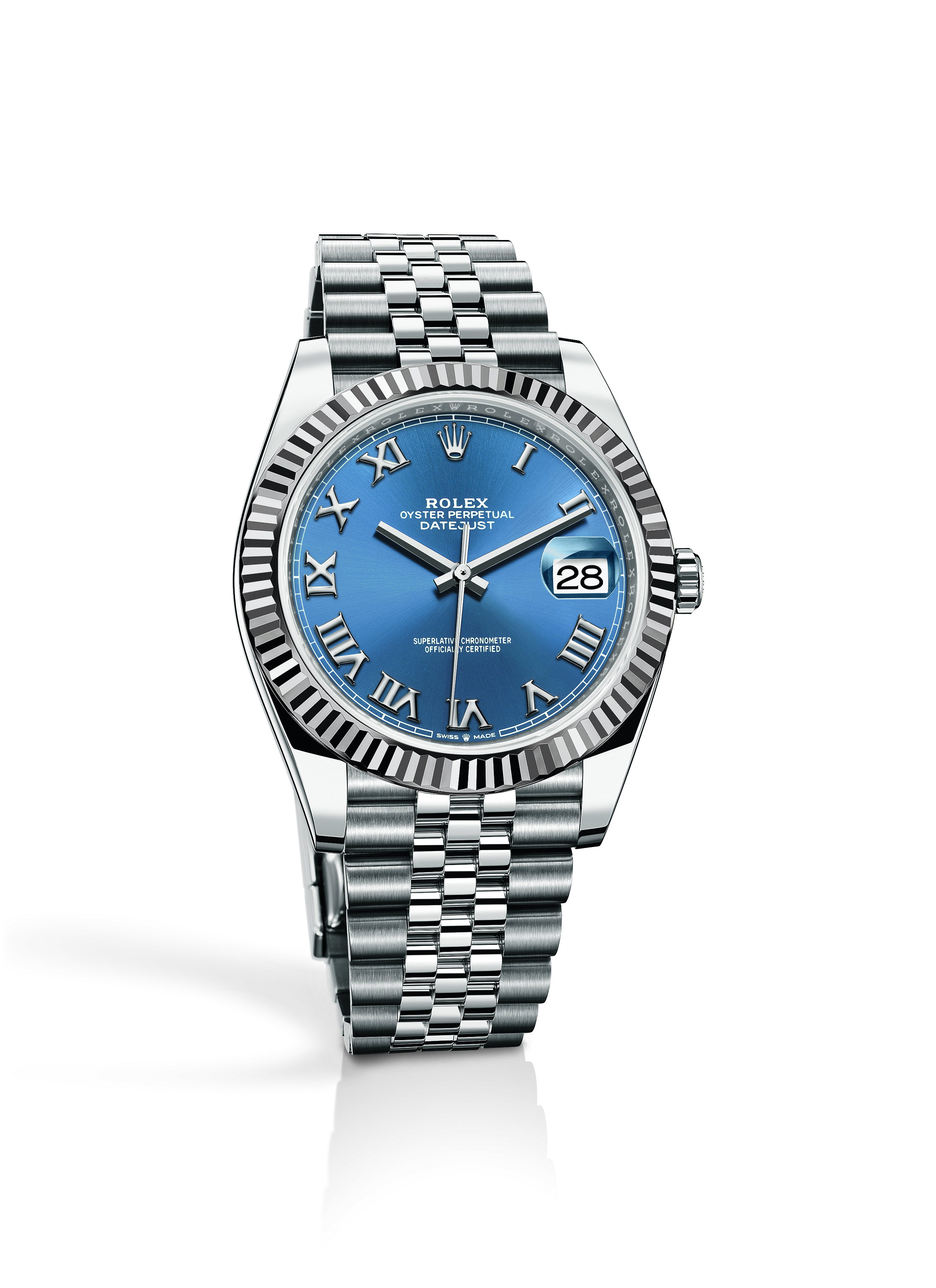 Oyster Perpetual Datejust 41白金精鋼腕錶（$77,000, Rolex）