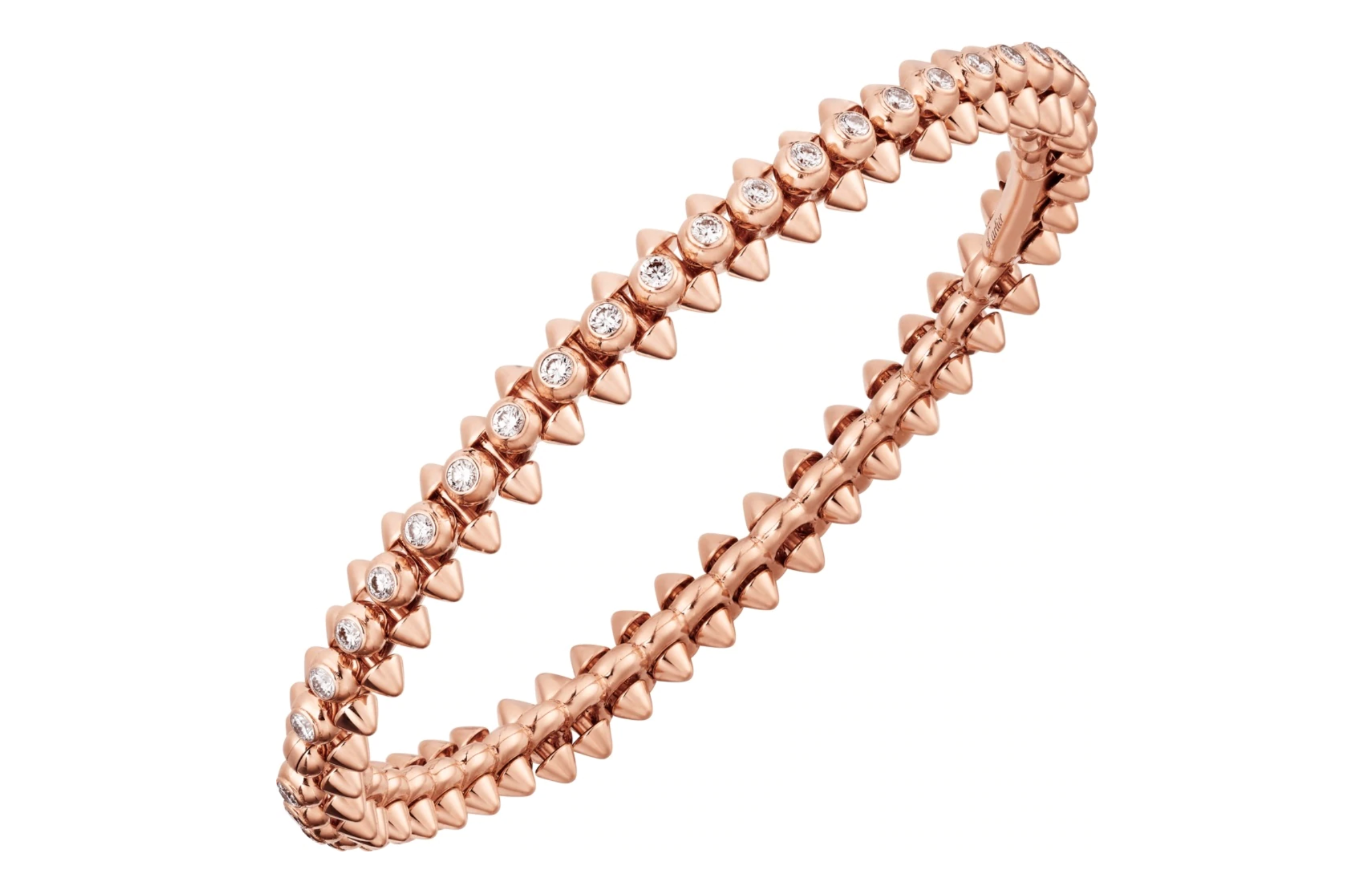 CLASH DE CARTIER 18K ROSEGOLD BRACELET WITH DIAMONDS $193,000