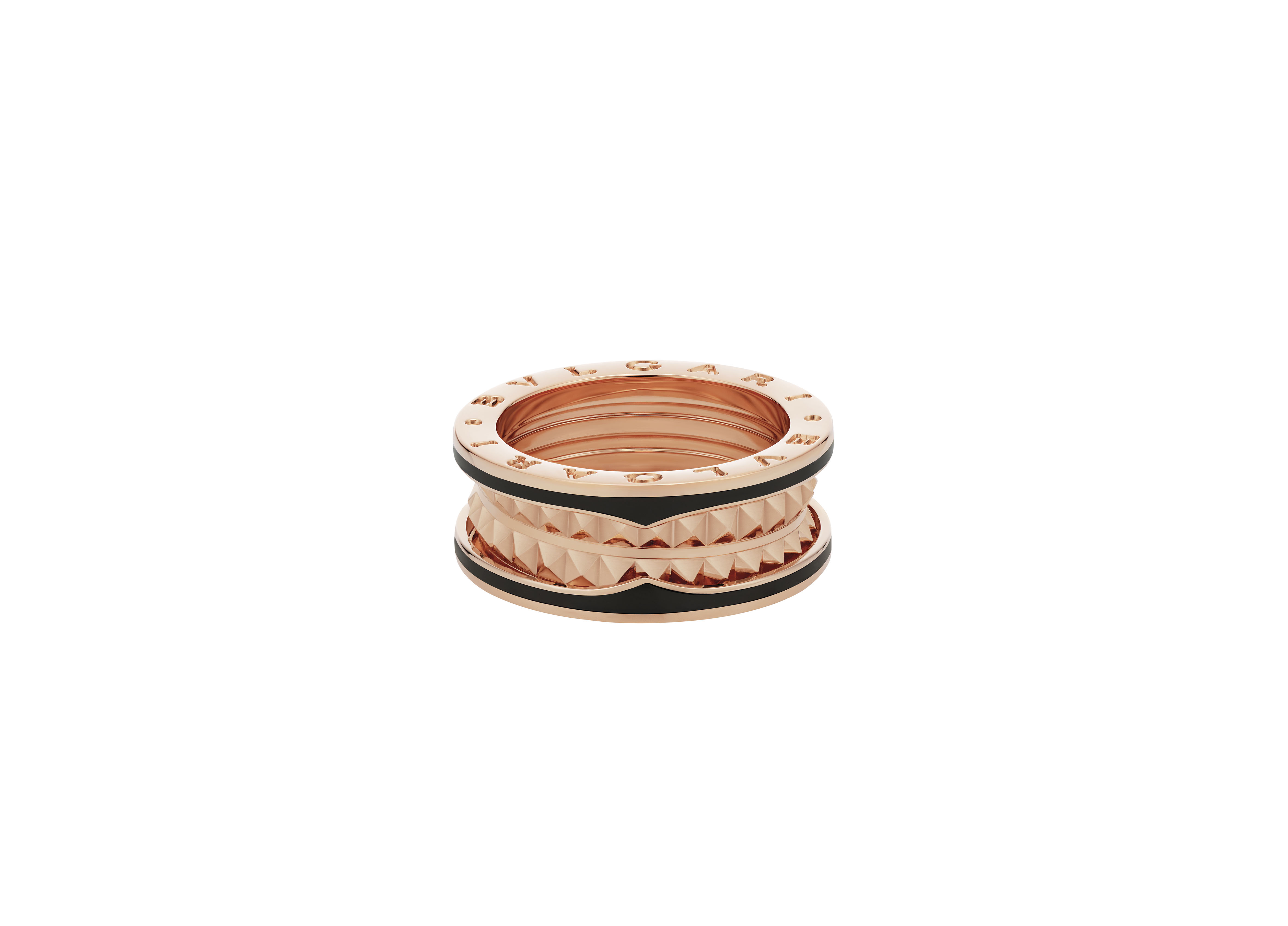 BVLGARI B.ZERO1 ROCK 18K ROSE GOLD RING $15,100