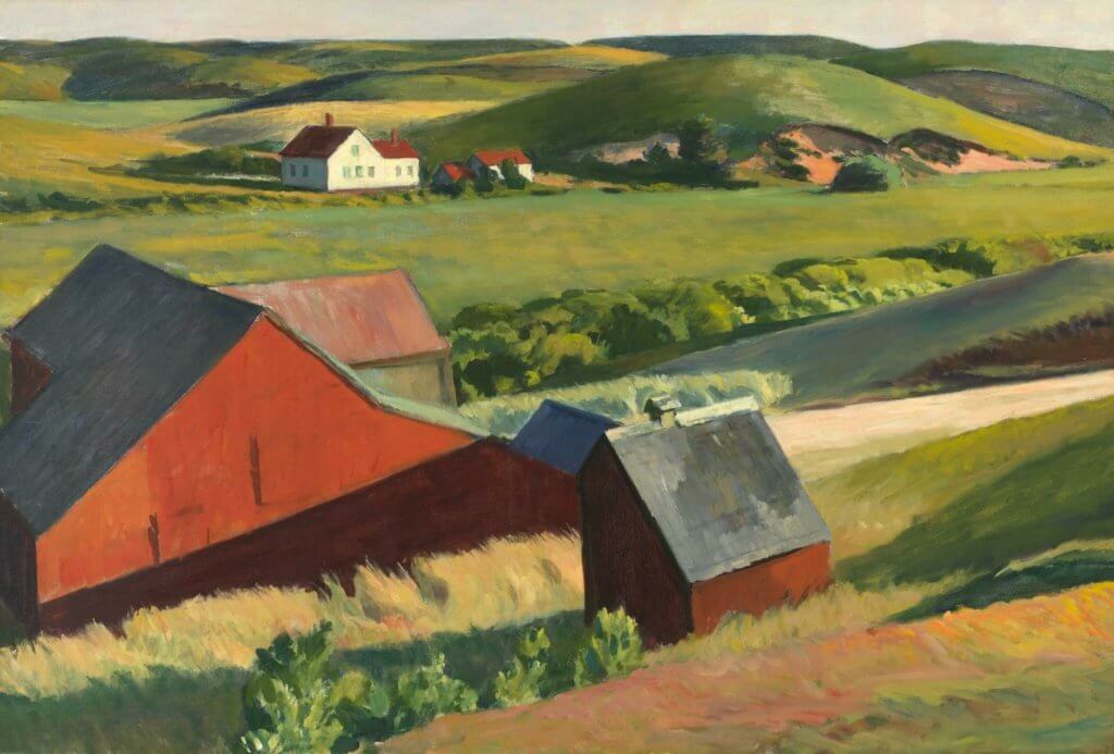 《Cobb's Barns and Distant Houses》1930–1933