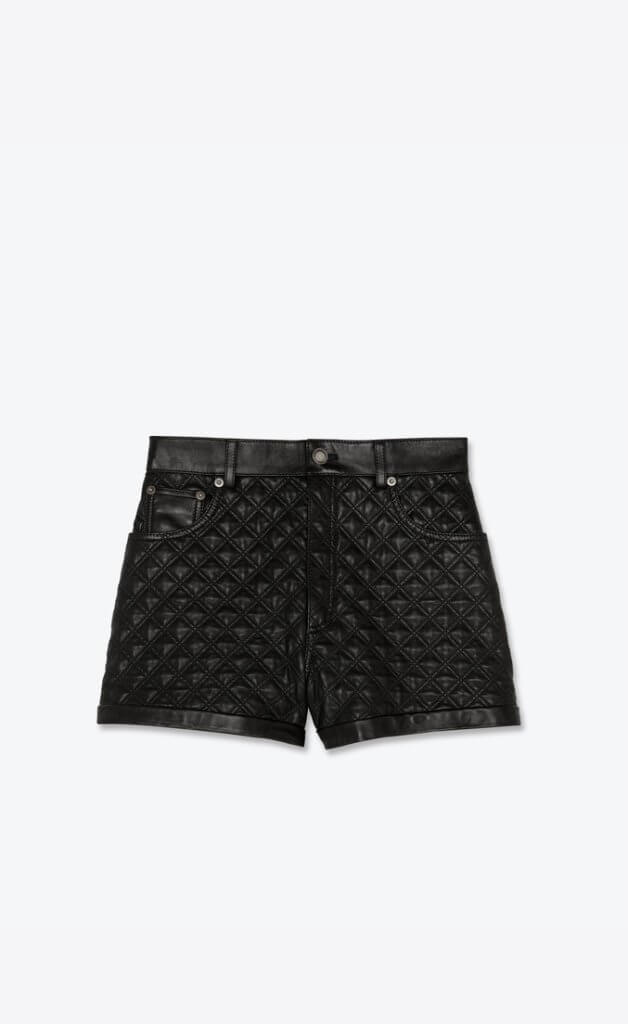 QUILTED SHORTS IN LAMBSKIN $28,500 （按此購買）