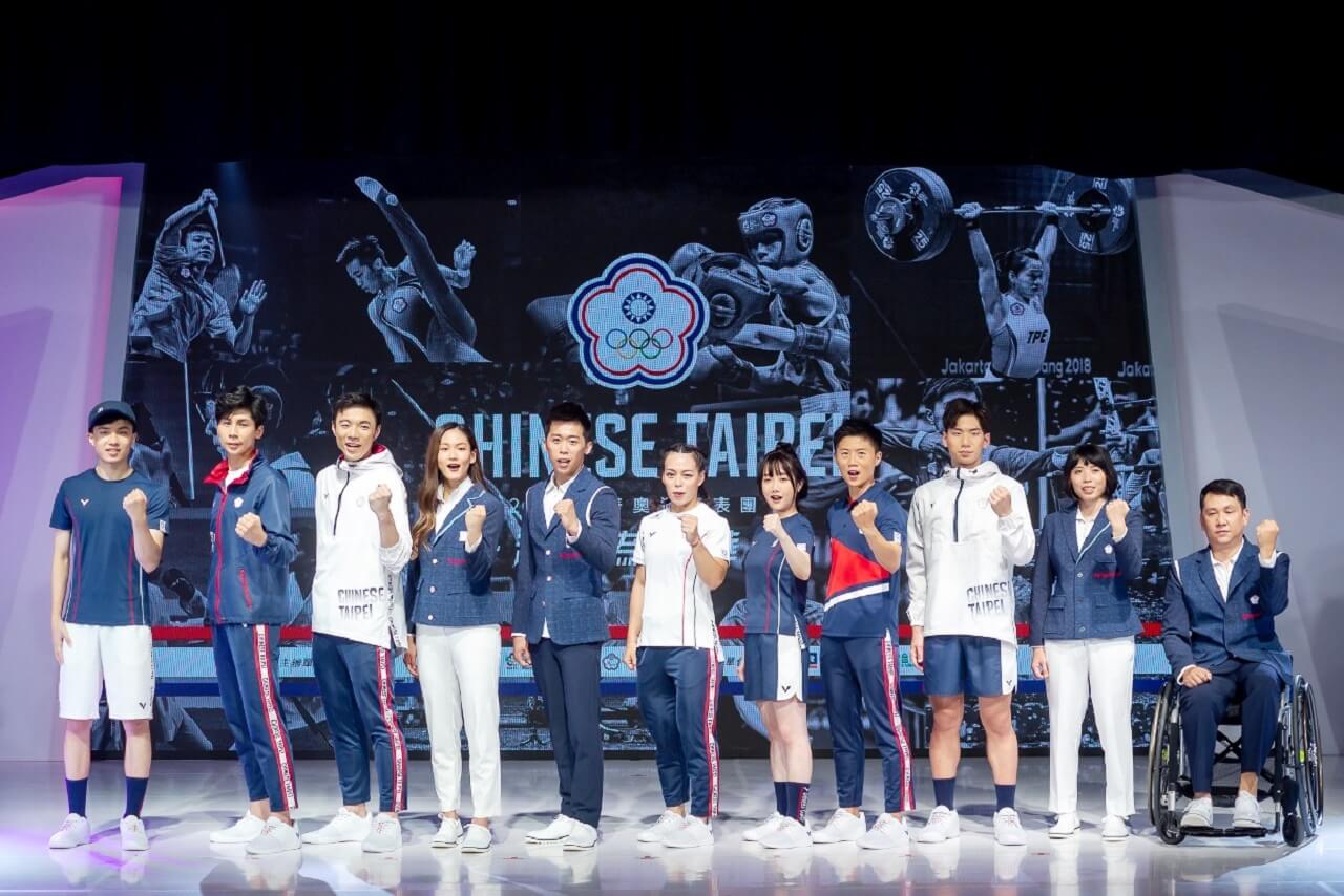 Justin為二〇二〇年東京奧運設計的台灣國家隊服飾，也融合了升級再造概念。