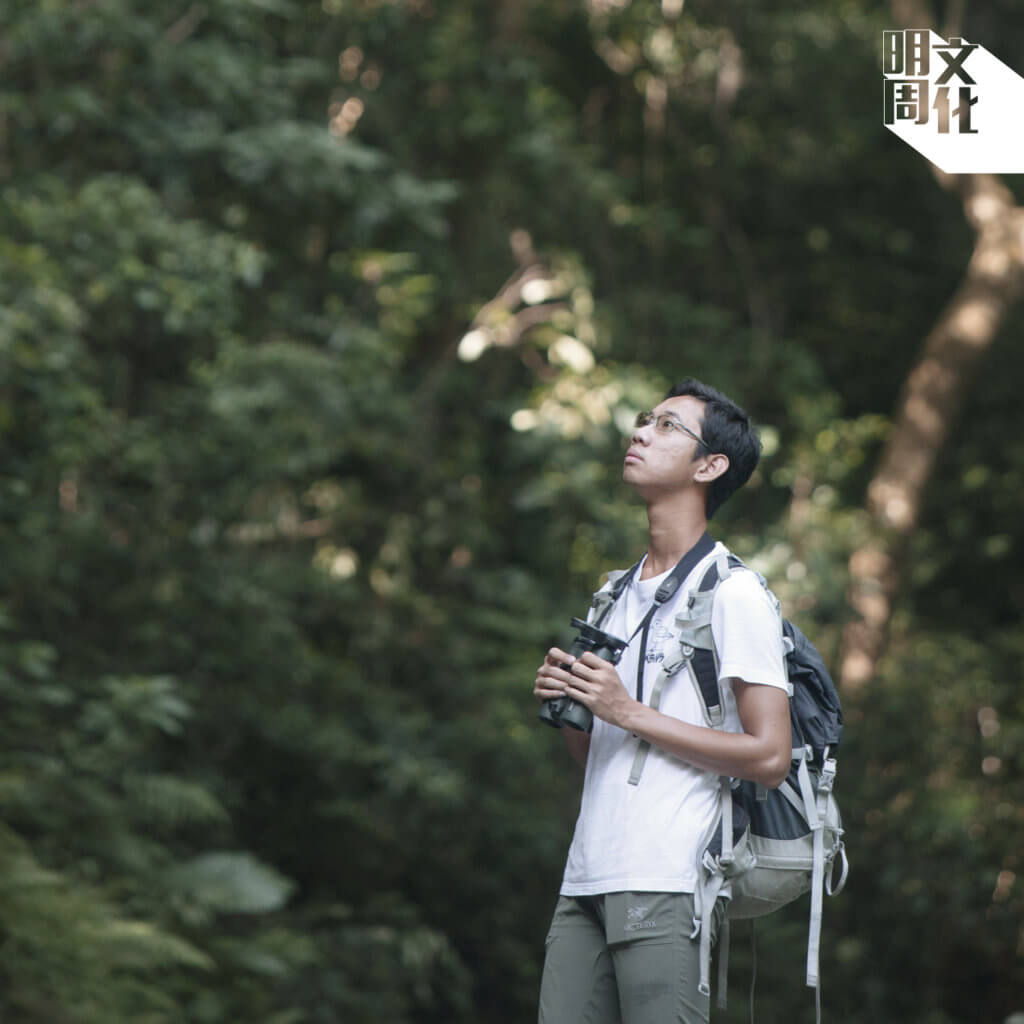 香港觀鳥學會助理研究主任Ivan，自大學開始，對鳥類外形和聲音的研究產生興趣。