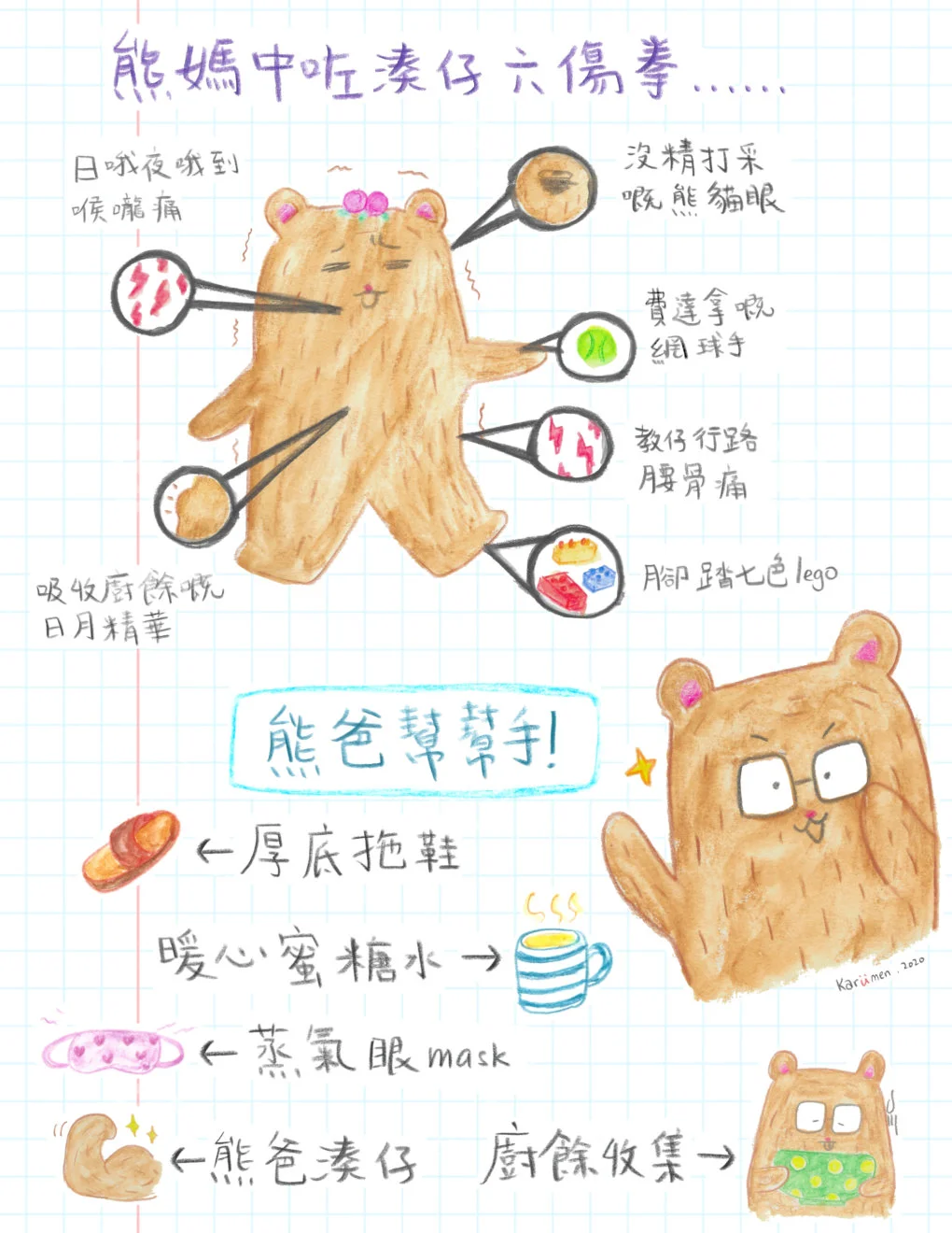 熊媽中咗湊仔六傷拳…… -專欄- 明周文化