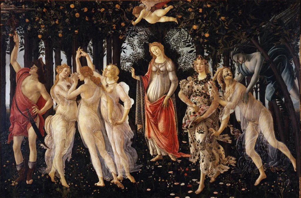 《春（primavera）》，1482