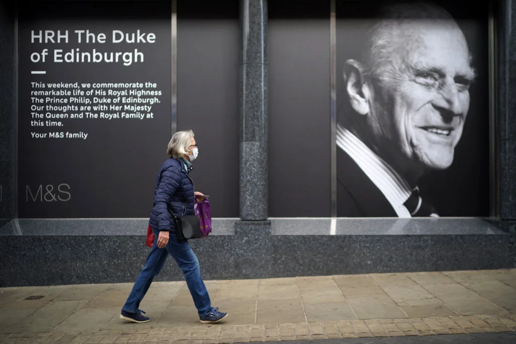 Britain Continues Period Of National Mourning Following The Death Of Prince Philip, Duke Of Edinburgh