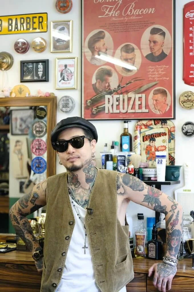 The 59 Tattoo & Barber Shop髮型師兼老闆Mike