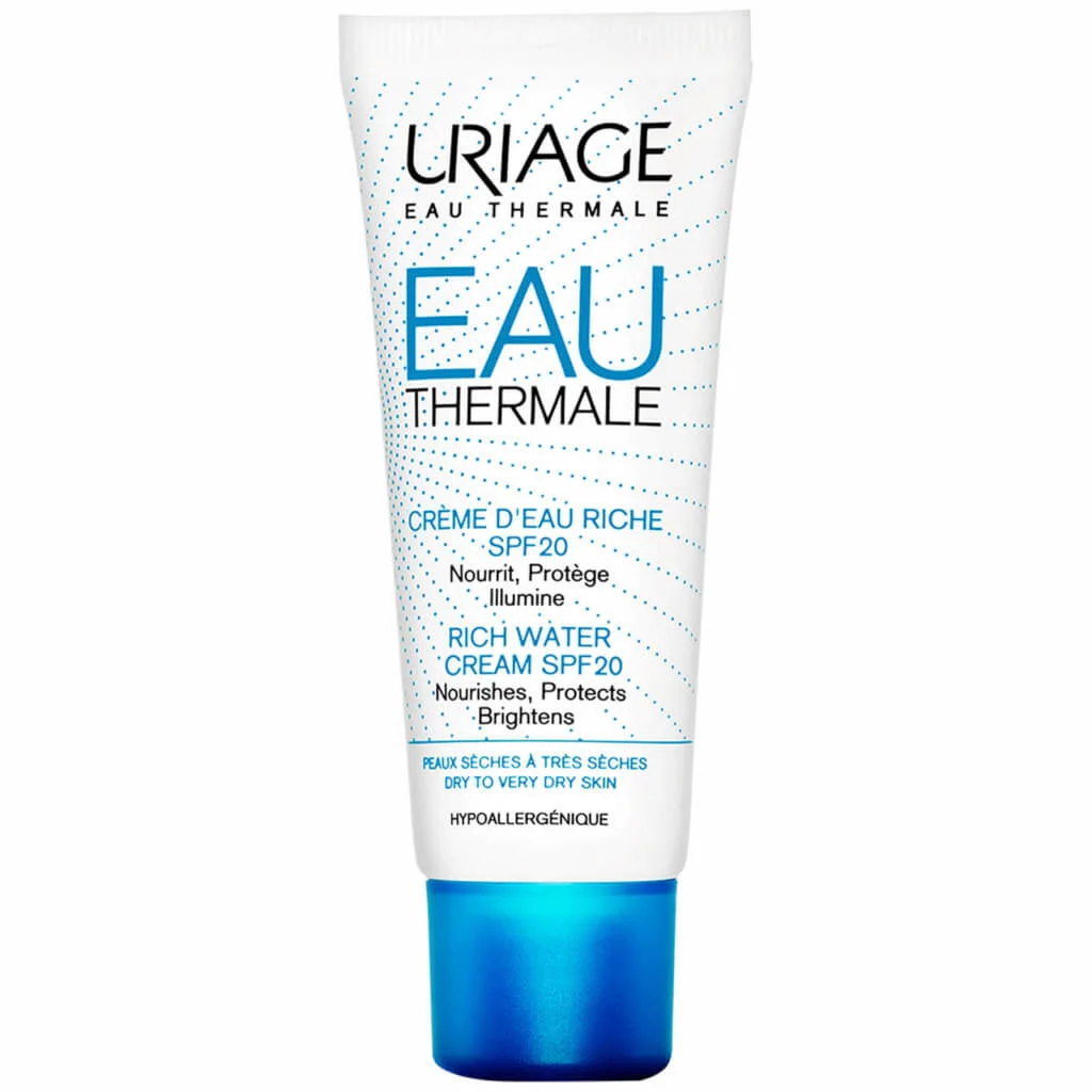 面霜推介：URIAGE EAU THERMALE Water Cream 很溫和很純粹，專注補水保濕，在皮膚有狀況時仍可安心使用。 