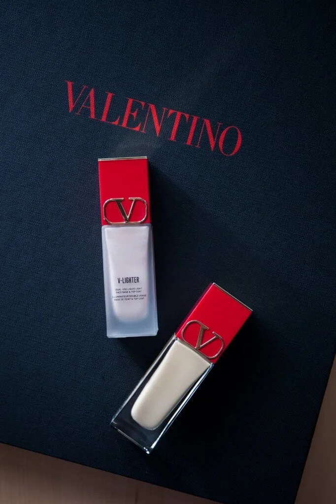 Very Valentino foundation SPF 25 $435 V-Lighter Face Base and Top Coat primer $435