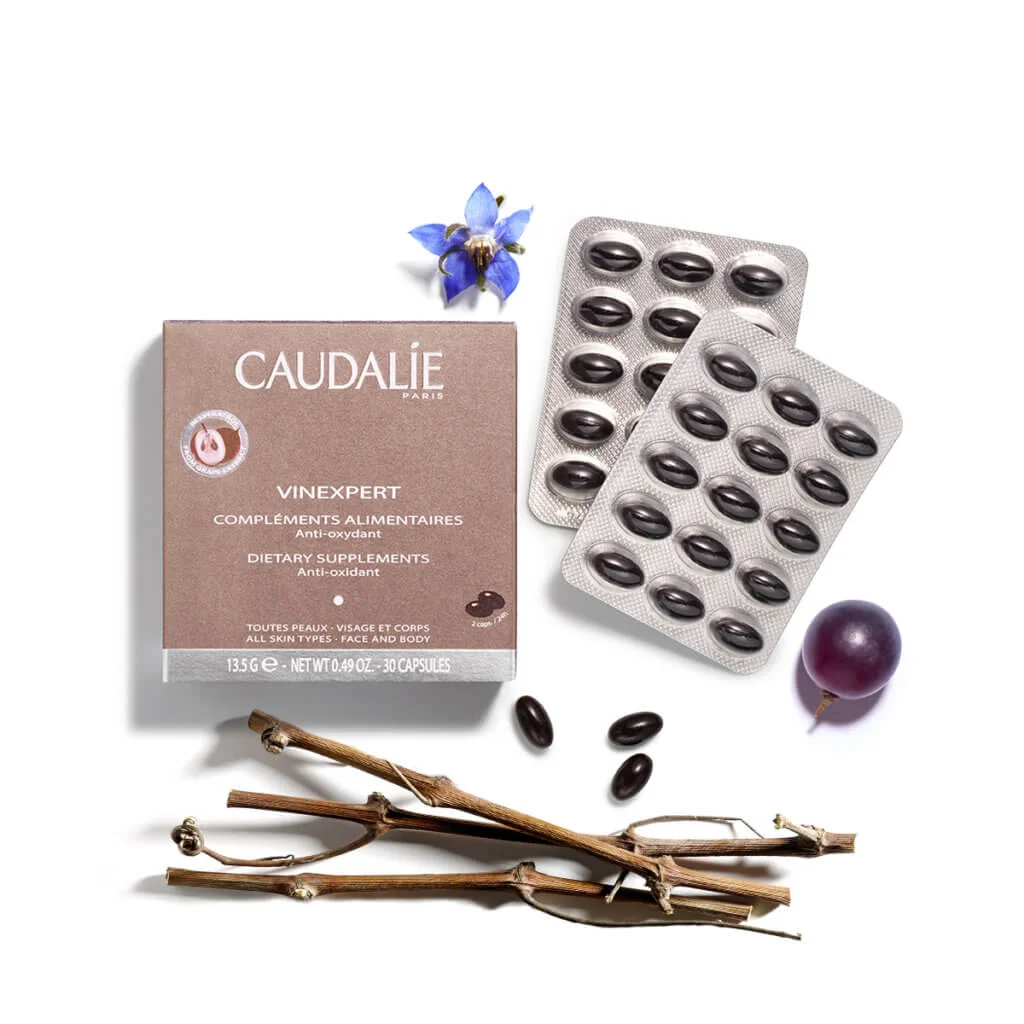 Caudalie 葡萄籽白藜蘆醇抗氧美肌膠囊 $129 / 30 粒