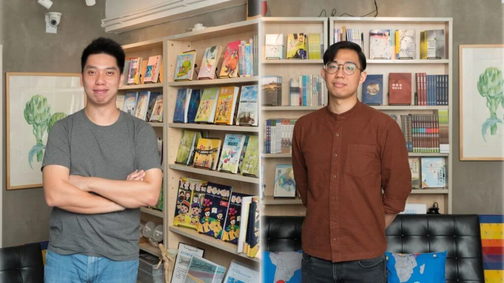 香港年輕建築師蕭鈞揚（左）及建築設計師李志峯（右）認為建築設計除了著重實用性和功能性，亦講究空間氣氛。