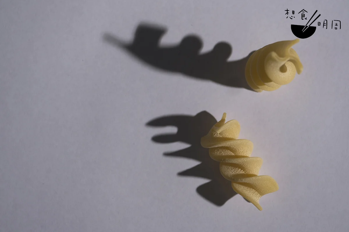 像螺旋槳的Eliche短意粉，同樣能輕易吸住肉醬。