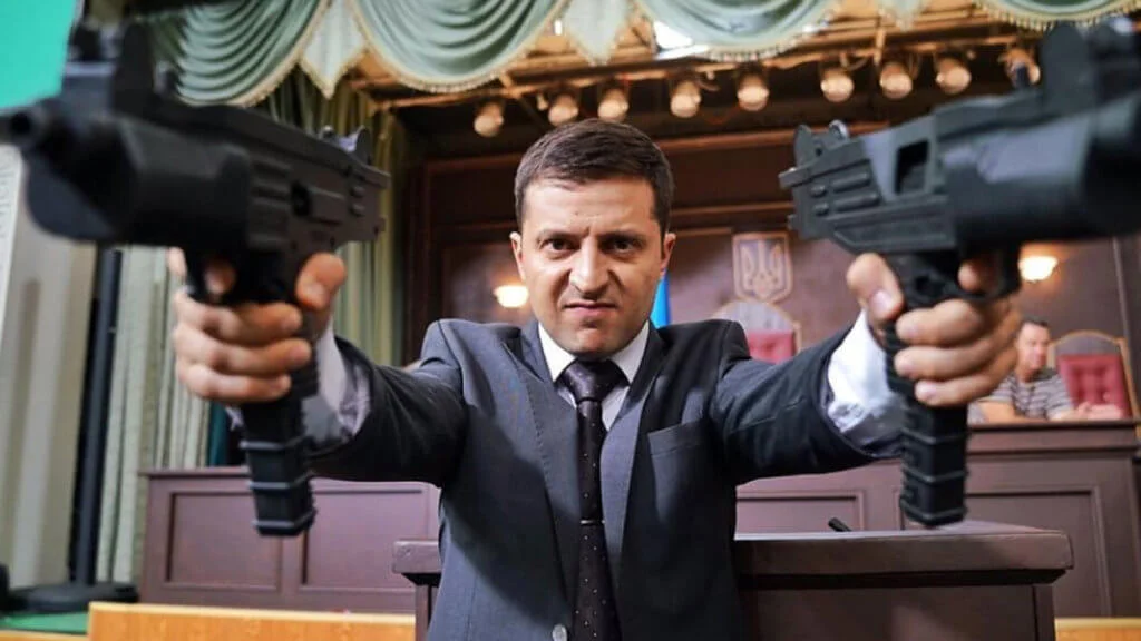 澤連斯基從政前為演員，其出演的政治喜劇《人民公僕》受到網民追捧。