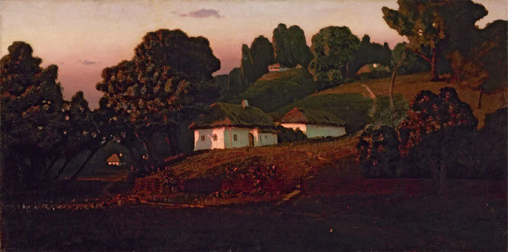 烏克蘭之夜1878 Oil on canvas. 81 × 163 cm