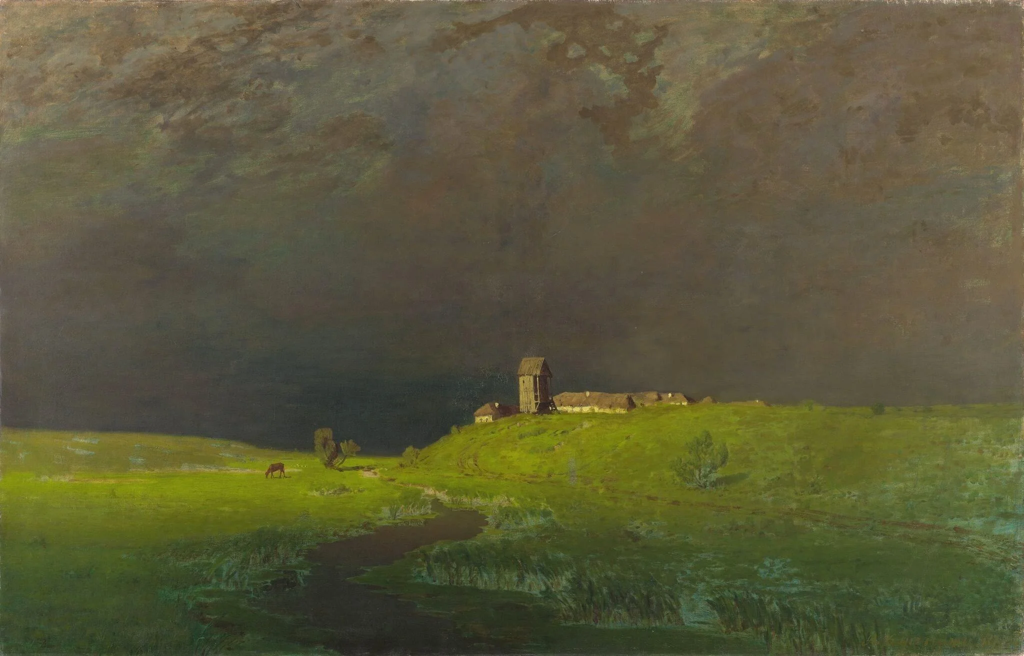 暴雨過後1879Oil on canvas.102 × 159 cm