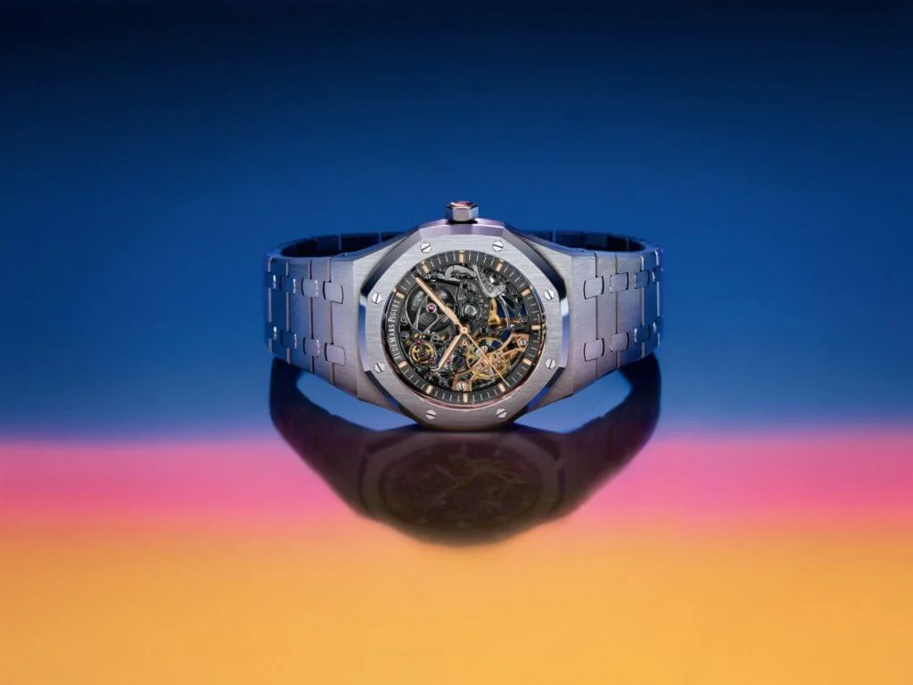 2016 Royal Oak鏤空雙擺輪腕錶（型號15407ST）