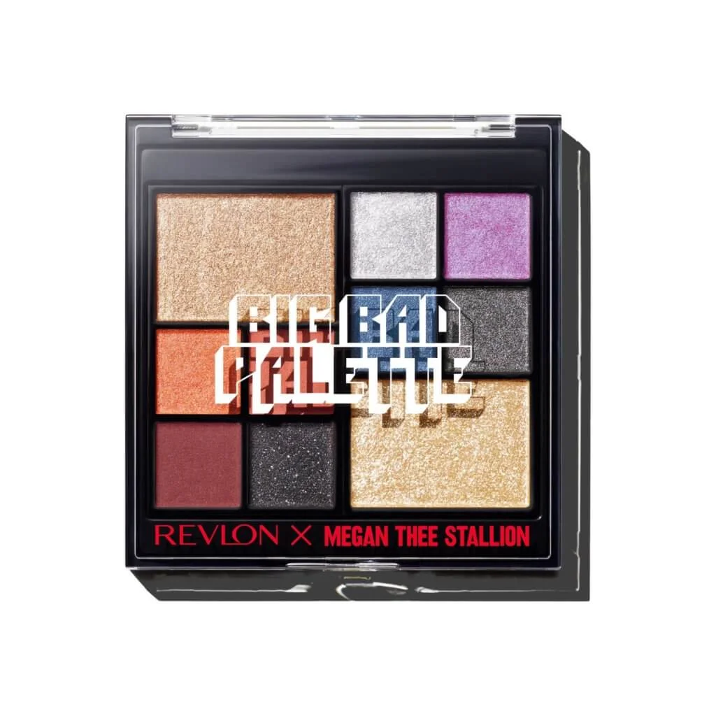 Revlon x Megan Thee Stallion Big Bad Palette 壞女皇閃爍彩妝盤 $138 