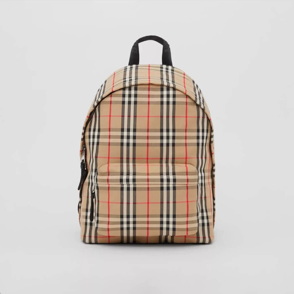 BURBERRY VINTAGE CHECK NYLON BACKPACK $10,500 