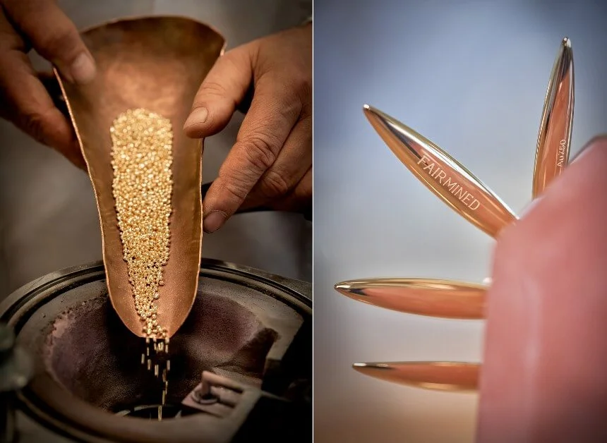 2014年,蕭邦推出首款採用「公平採礦」認證符合倫理道德標準的金棕櫚獎座,金質原料以尊重人類和環境的方式開採,也是全球第一個,亦是唯一一個符合倫理道德標準的電影獎座。每個獎座的棕櫚枝背後均刻有「公平採礦」認證標記。