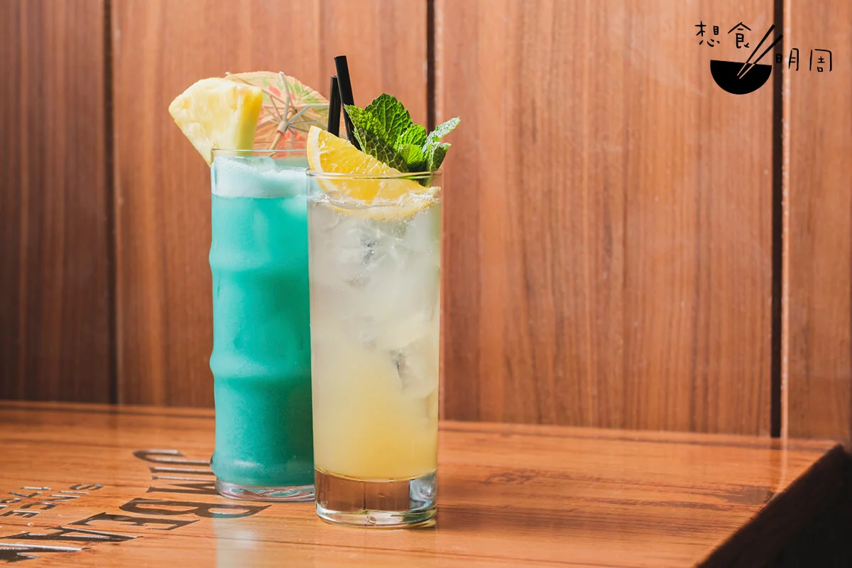 酒吧主打加州Tiki風雞尾酒，包括Blue Hawaiian、Dead Bastard等，都是經典的款式。（$108-$128/杯）