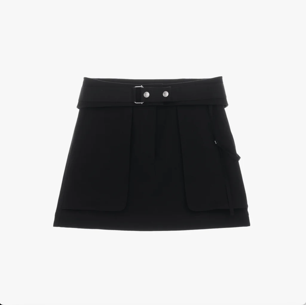 HELMUT LANG BLACK SKIRT $3,500 