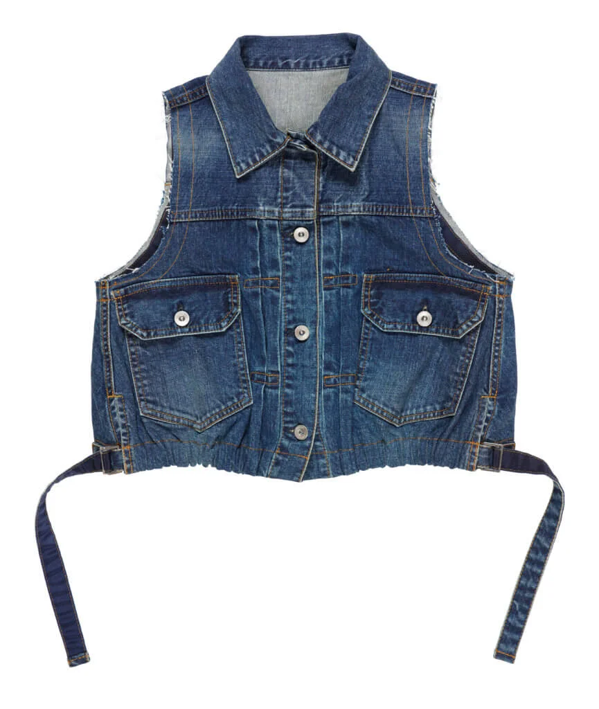 SACAI Buckle Detail Denim Vest $4,400 