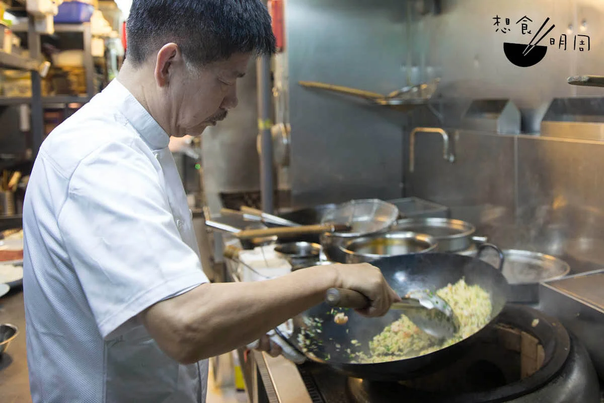 鄭錦富是一代粵菜宗師，一碟炒飯已見功架。
