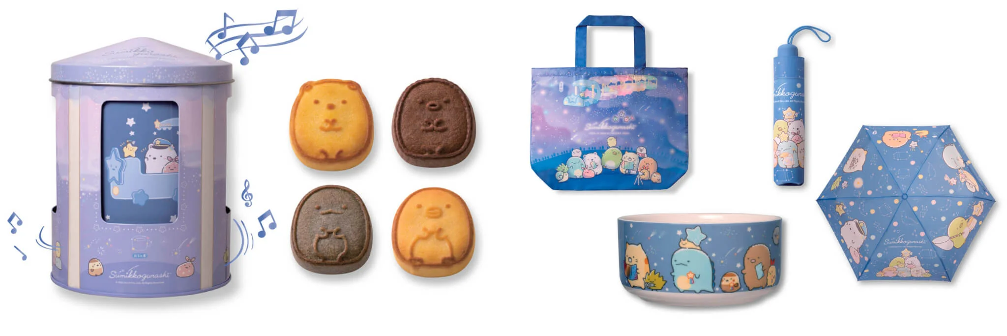 「角落小夥伴TM音樂列車奶皇月餅福袋」（$363 / 四件月餅+兩款禮品）；於美食博覽購買可享優惠價 $188