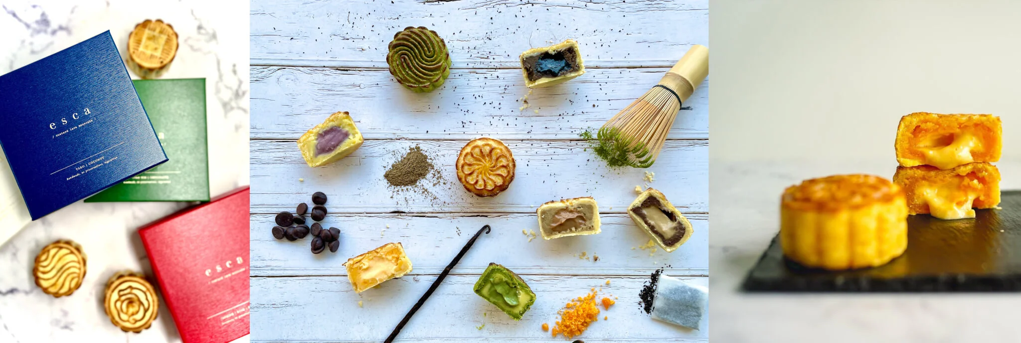 四件單味盒裝（$330） 四件什錦盒裝（360） 八件什錦盒裝（$620）