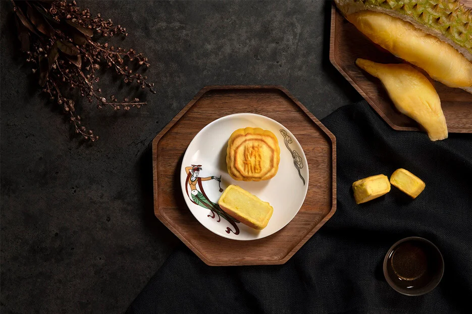 迷你貓山王榴槤月餅（$498/一盒6件，網上商店另有 8 折優惠） 