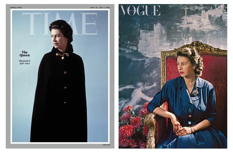 《TIME》及《Vogue》的悼念封面