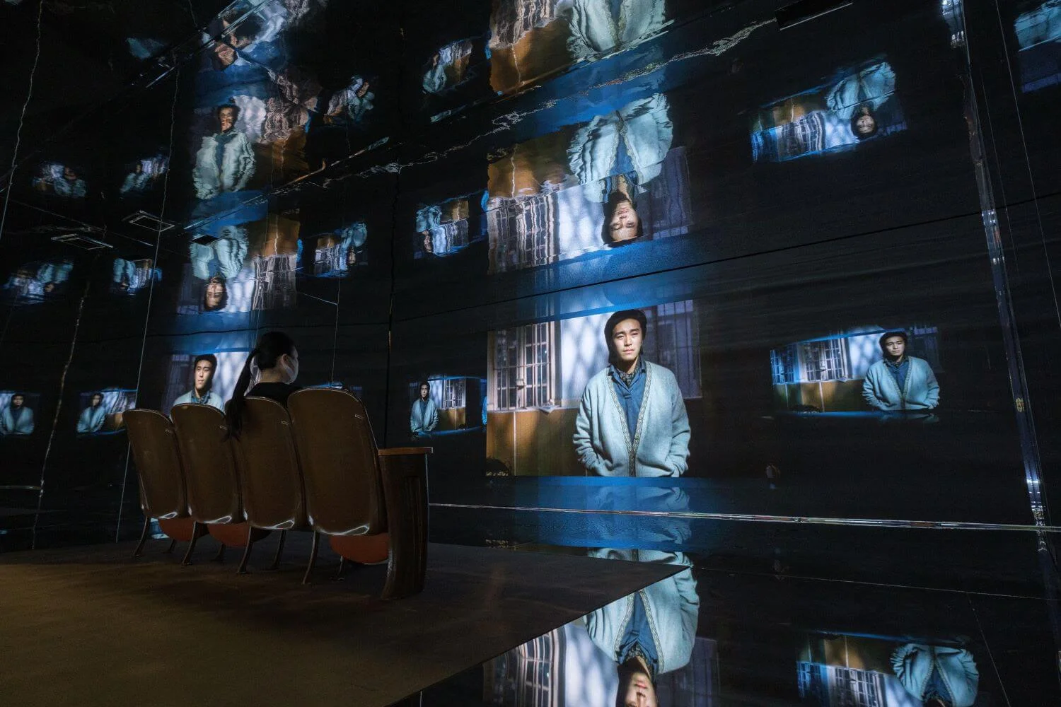 沉浸式試片室呈現德寶電影的虛擬世界。