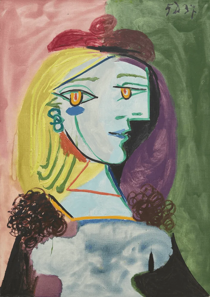 Frieze Masters展品之一：《Femme au beret rouge à pompon》Pablo Picasso