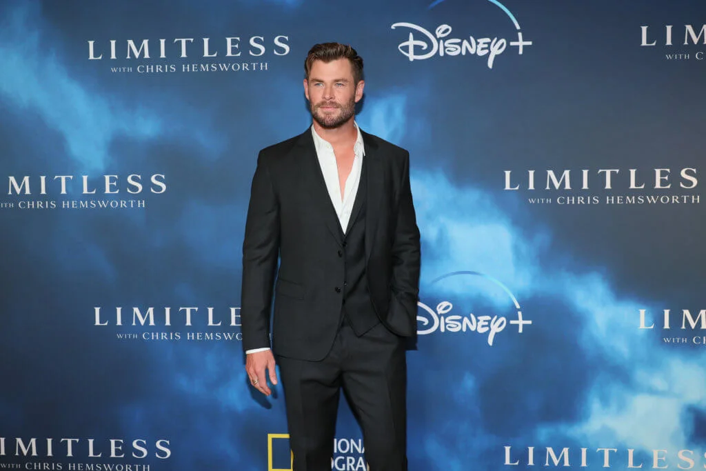 NEW YORK, NEW YORK - NOVEMBER 15: Chris Hemsworth attends the premiere of "Limitless With Chris Hemsworth" at Jazz at Lincoln Center on November 15, 2022 in New York City. (Photo by Dia Dipasupil/Getty Images)