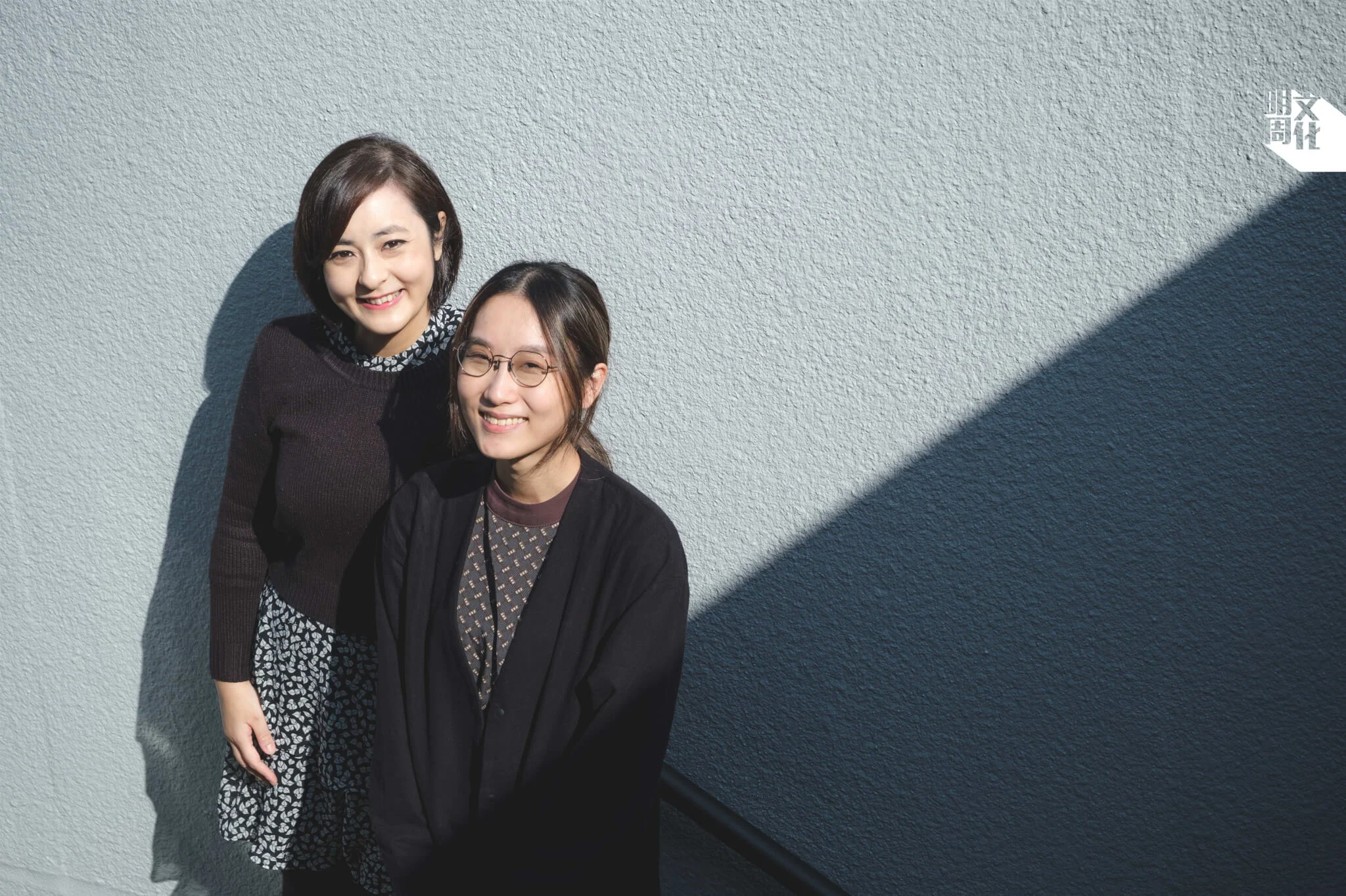 中大社會工作學系助理教授碧樺依（左）及計劃前研究助理郭子盈
